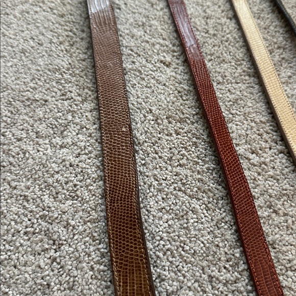 Barry Kieseltein Cord Lot Vintage Belts & Buckles (6 pieces) - Picture 8 of 12